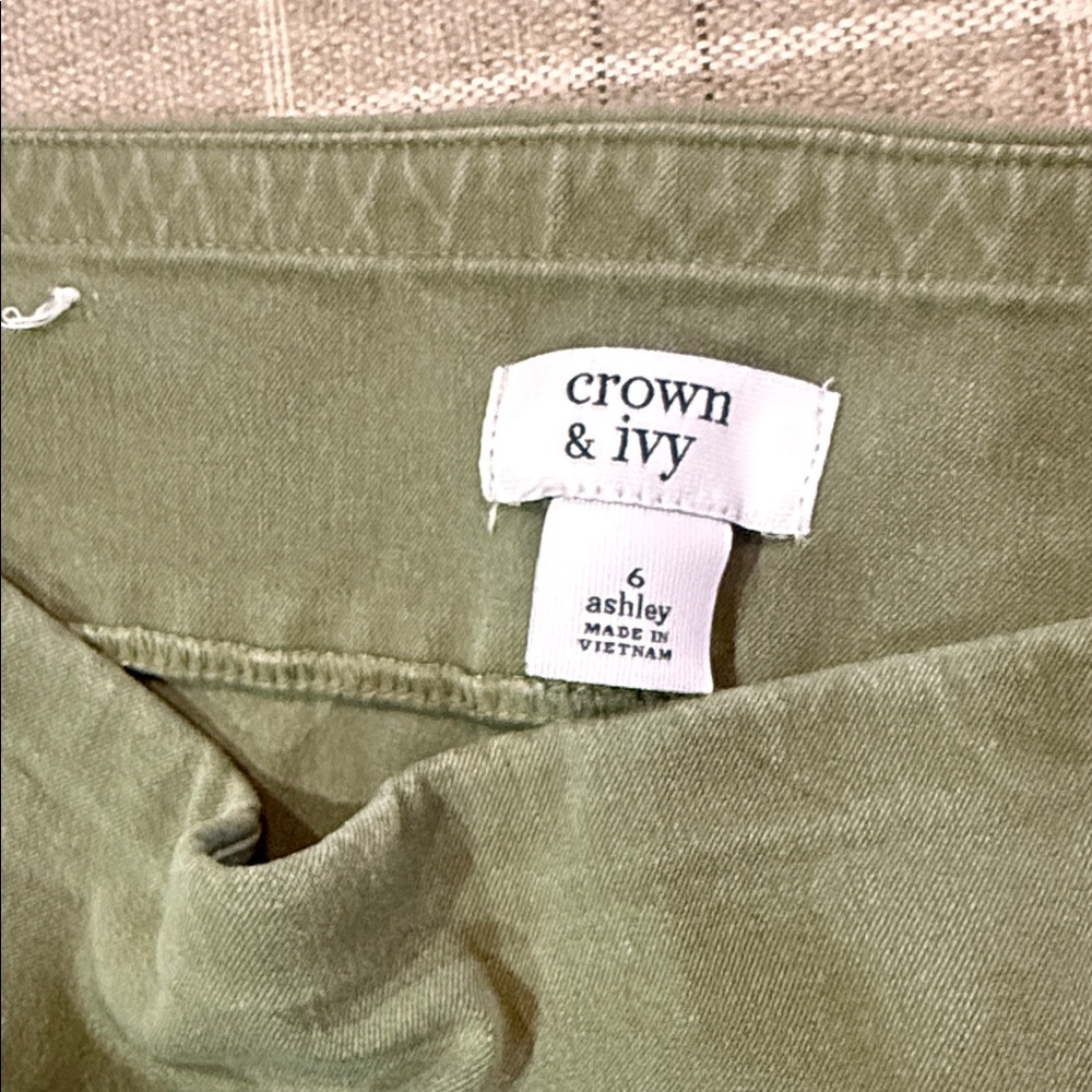 Crown & Ivy Sage Green Trousers